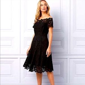 Le Château • Black Lace Off-The-Shoulder Dress